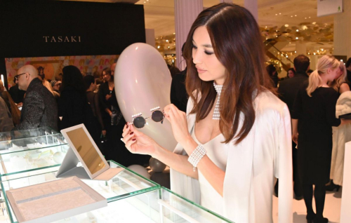 Gemma Chan at Tasaki