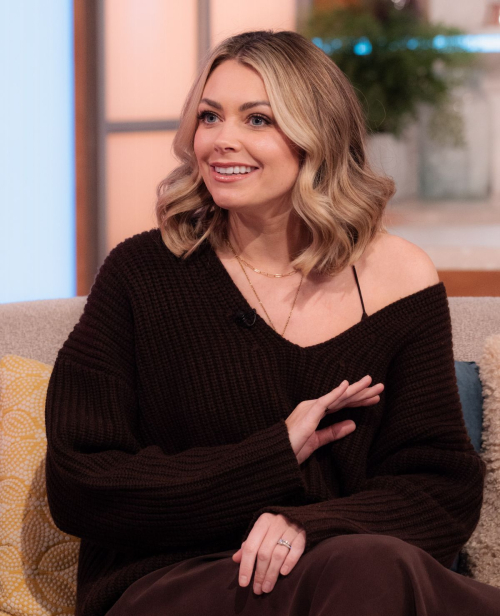 Georgia Horsley at Lorraine TV Show in London, November 2024