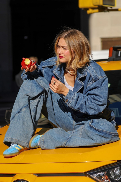 Gigi Hadid at Photoshoot in New York City, November 2024 6