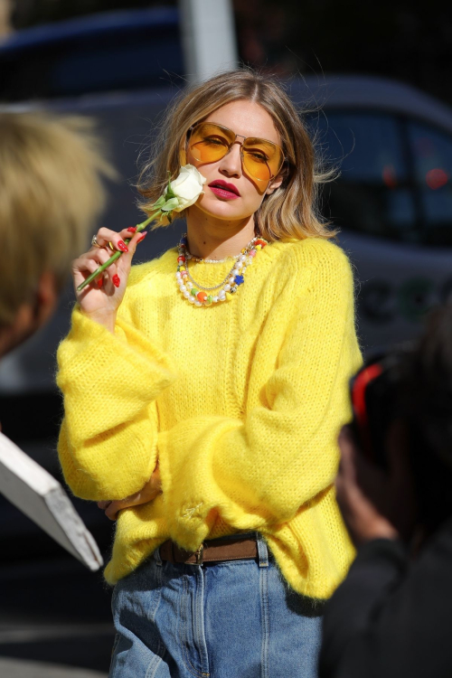 Gigi Hadid at Photoshoot in New York City, November 2024 7