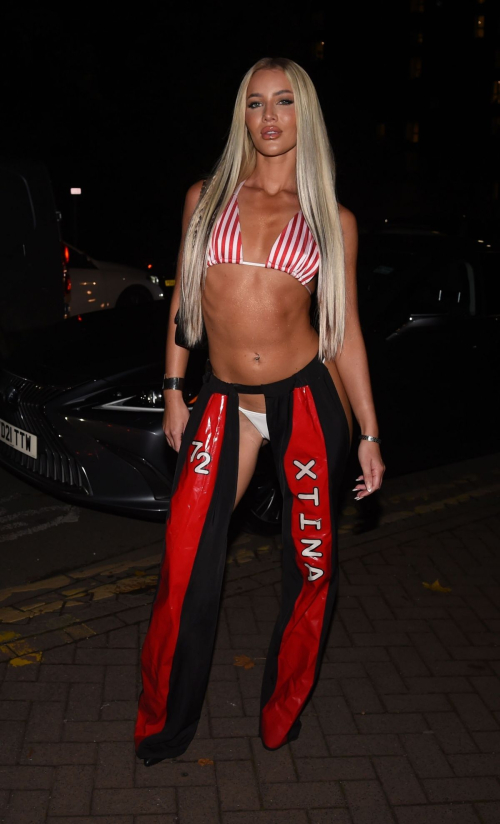 Grace Jackson Arrives at Nuage Halloween Party in Manchester, November 2024 4