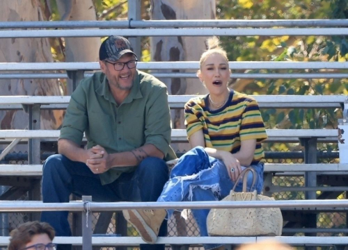 Gwen Stefani and Blake Shelton at Son’s Football Game, November 2024 3