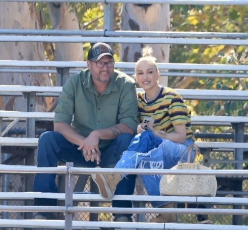 Gwen Stefani and Blake Shelton at Son’s Football Game, November 2024 5