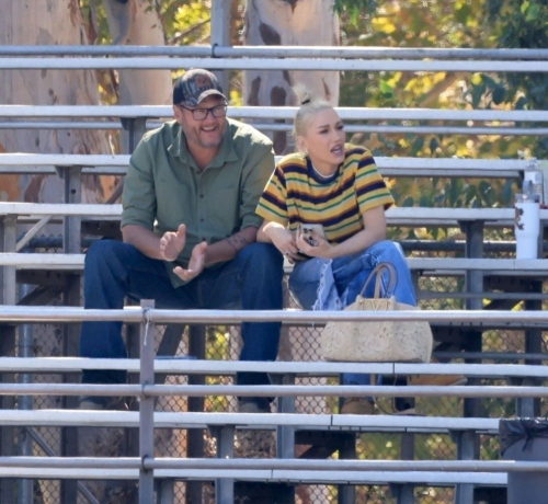 Gwen Stefani and Blake Shelton at Son’s Football Game, November 2024 6