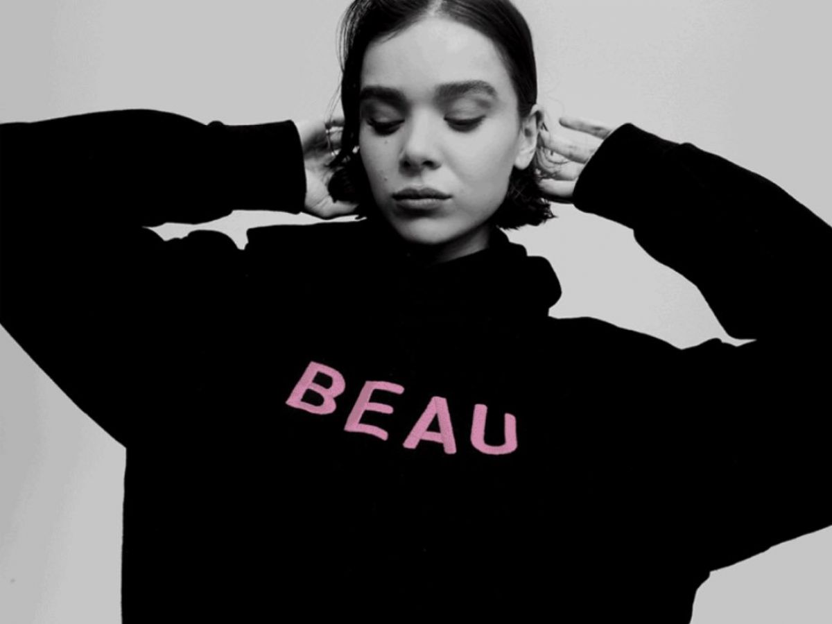 Hailee Steinfeld for Beau Society Hoodie Collection, December 2024