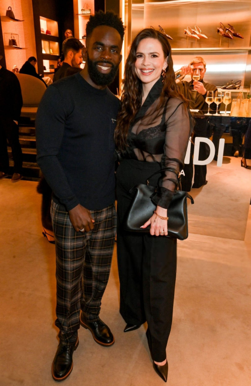 Hayley Atwell at Fendi Winter Holiday 2024 Collection Launch in London, November 2024 5