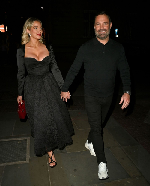 Helen Flanagan and Robbie Talbot at San Carlo in Manchester, November 2024 6