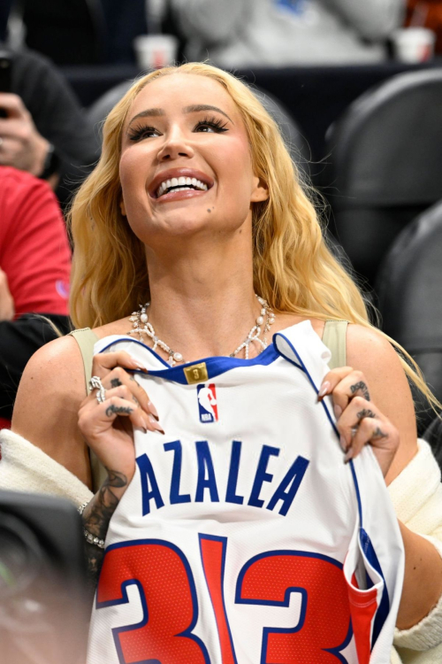 Iggy Azalea at Chicago Bulls vs Detroit Pistons Game, November 2024 1