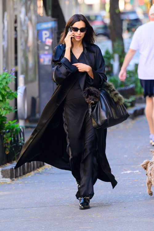 Irina Shayk in All-Black for Errands in NYC, November 2024 4