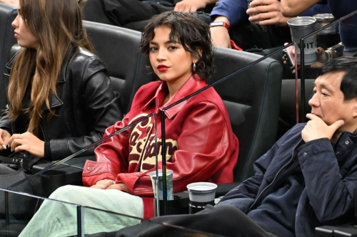 Isabela Merced at Los Angeles Clippers vs Utah Jazz NBA Game, November 2024 2