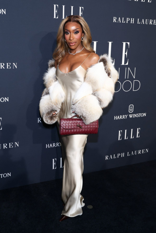 Jackie Aina at Elle Women in Hollywood Gala in Beverly Hills, November 2024