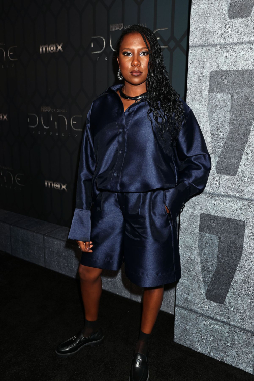 Jade Anouka at After-Party of HBO's Dune Prophecy Premiere, NYC, October 2024