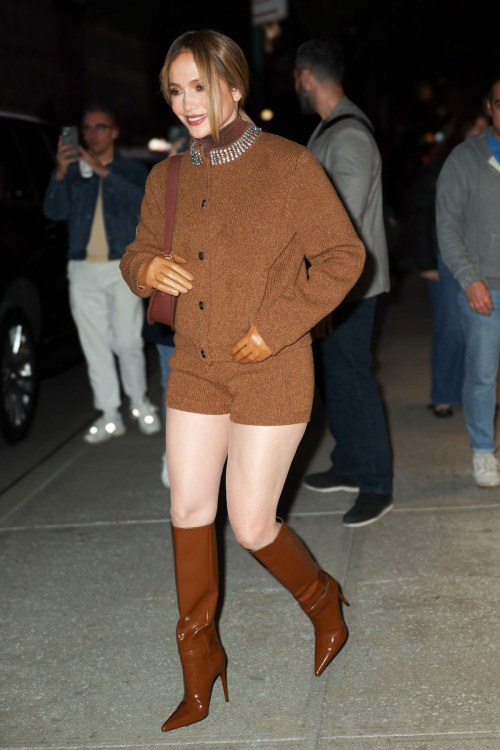 Jennifer Lopez Leaves Unstoppable Screening at SVA Theater in New York, November 2024 3