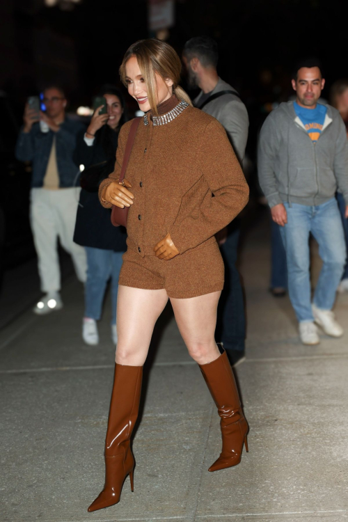 Jennifer Lopez Leaves Unstoppable Screening at SVA Theater in New York, November 2024 4