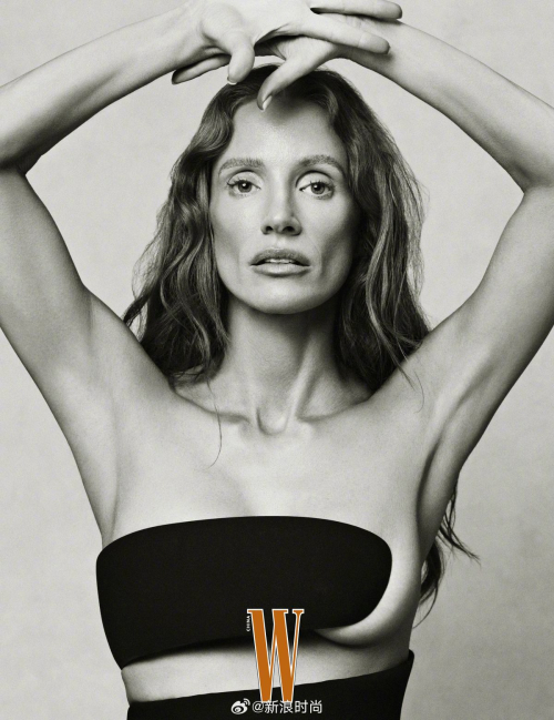 Jessica Chastain for W Magazine, November 2024