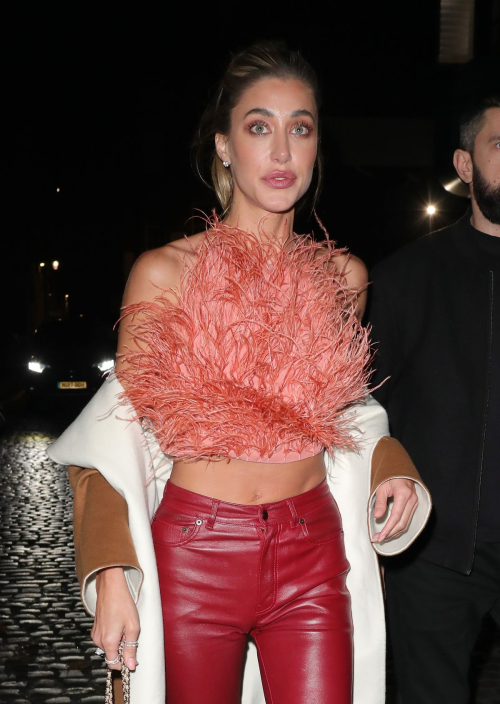 Jessica Michael Serfaty Arrives at Chiltern Firehouse in London, November 2024 4