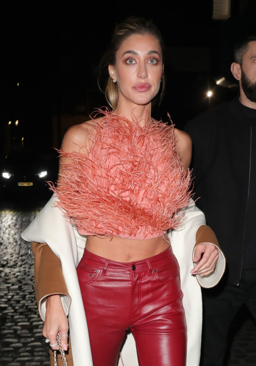 Jessica Michael Serfaty Arrives at Chiltern Firehouse in London, November 2024 5