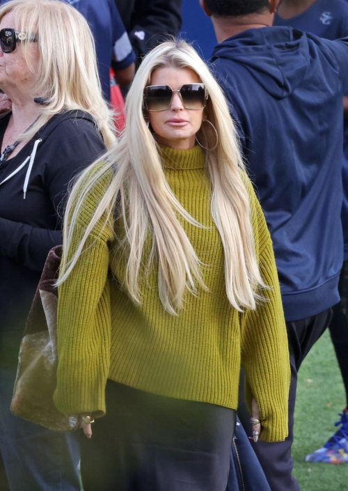 Jessica Simpson at Family Sports Event in Calabasas, November 2024