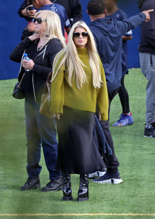 Jessica Simpson at Family Sports Event in Calabasas, November 2024 6