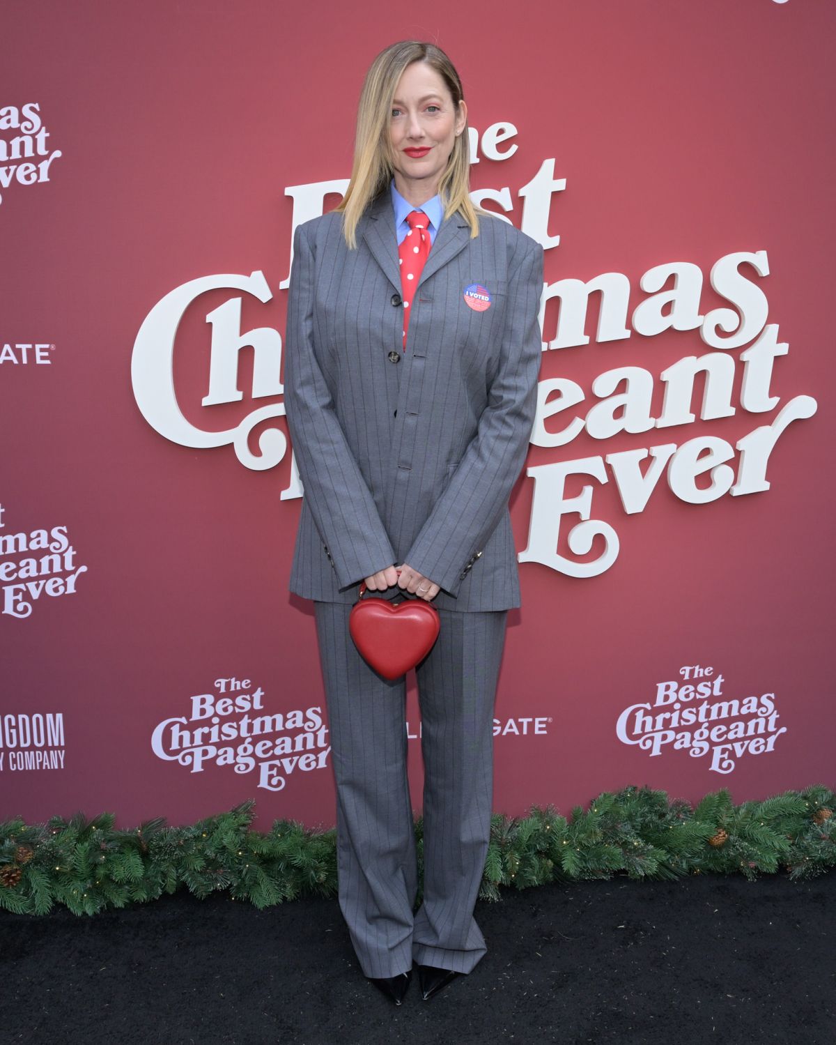 Judy Greer at The Best Christmas Pageant Ever Premiere, November 2024