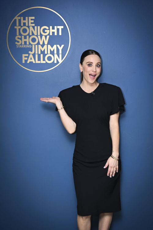 Kaley Cuoco at Tonight Show Starring Jimmy Fallon New York, November 2024 3