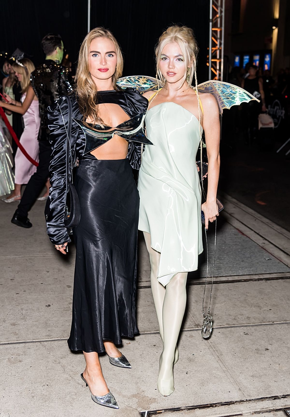 Kate Barton and Hayes Warner Arrive at Heidi Klum’s Halloween Party, Oct 2024