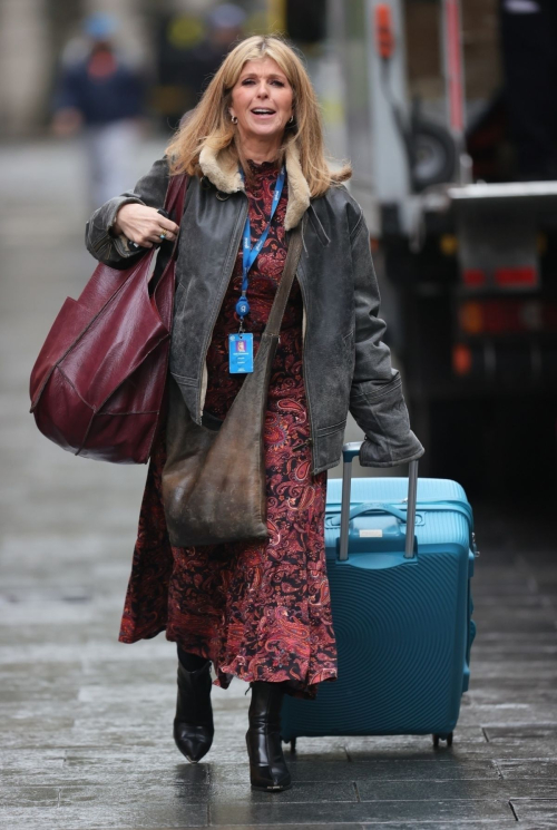 Kate Garraway Leaving Smooth Radio in London, November 2024