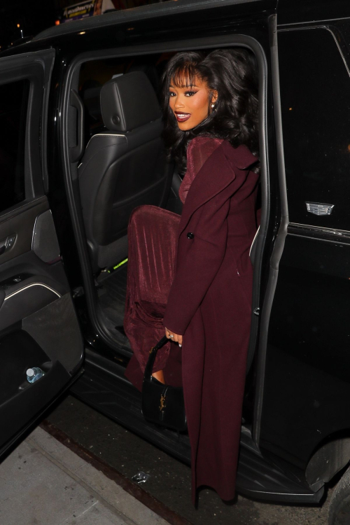 Keke Palmer Leaves SiriusXM Studios in New York, November 2024 2