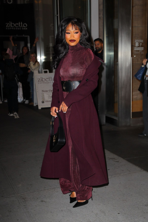 Keke Palmer Leaves SiriusXM Studios in New York, November 2024 3