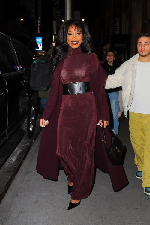 Keke Palmer Leaves SiriusXM Studios in New York, November 2024 5