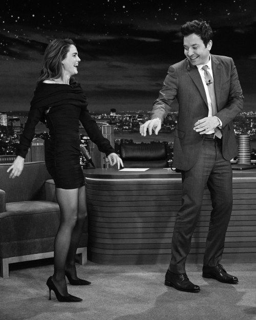 Keri Russell on Tonight Show in New York, October 2024 2