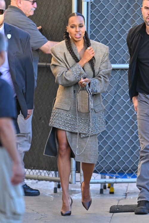 Kerry Washington at Jimmy Kimmel Live! in Hollywood, November 2024