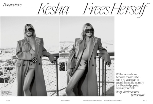 Kesha in Elle Magazine, October 2024 1