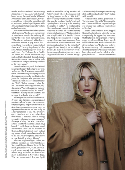 Kesha in Elle Magazine, October 2024 2