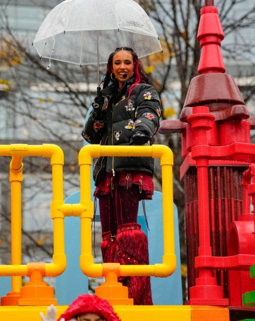 Kylie Cantrall at Macy's Thanksgiving Day Parade, NYC, November 2024