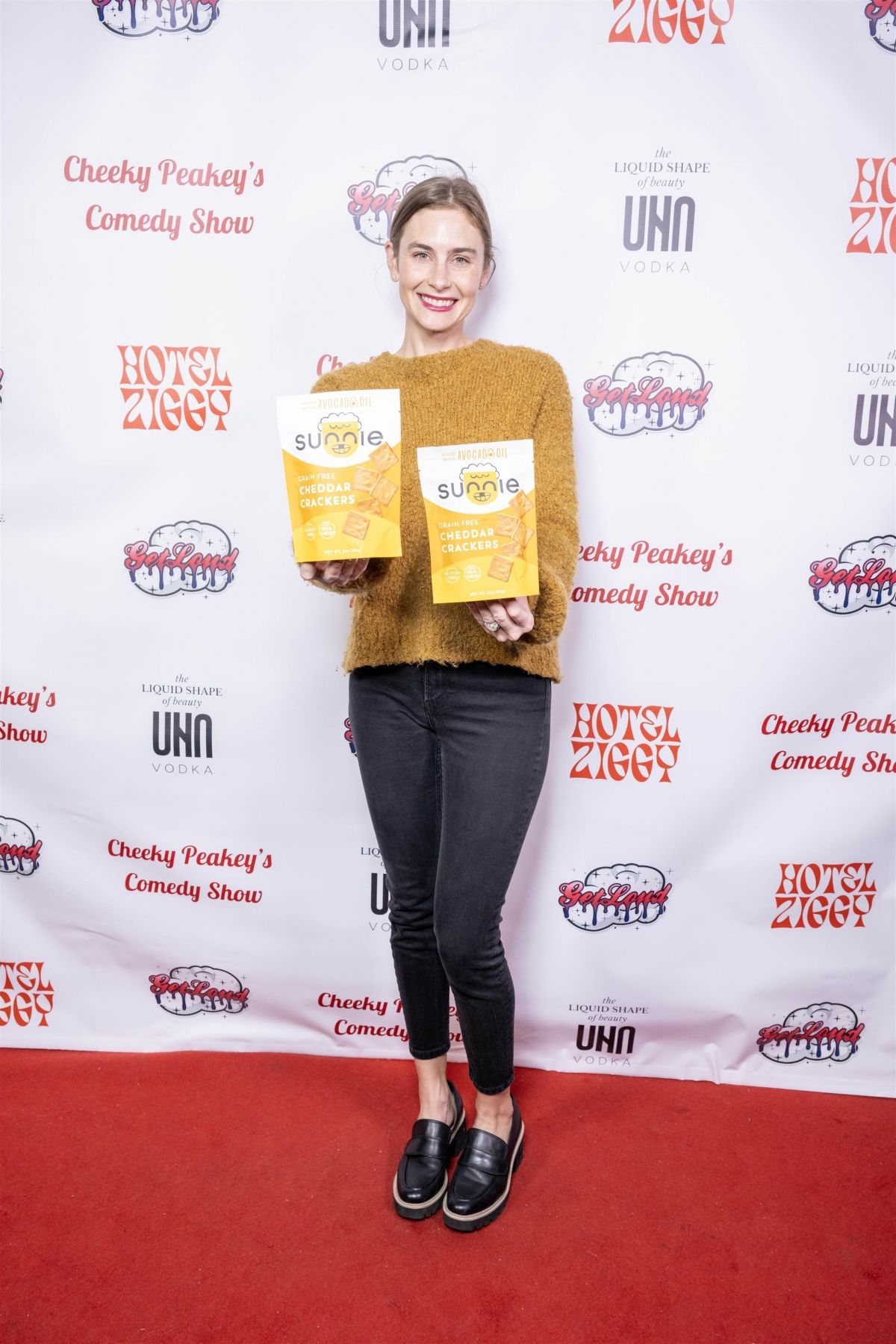 Lauren Breiding at Christine Peake’s Veteran’s Day Comedy Show in Los Angeles, November 2024