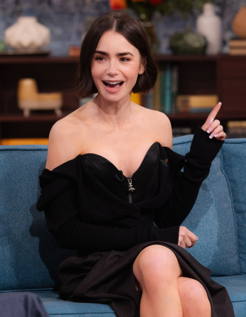 Lily Collins at This Morning TV Show London, November 2024 4