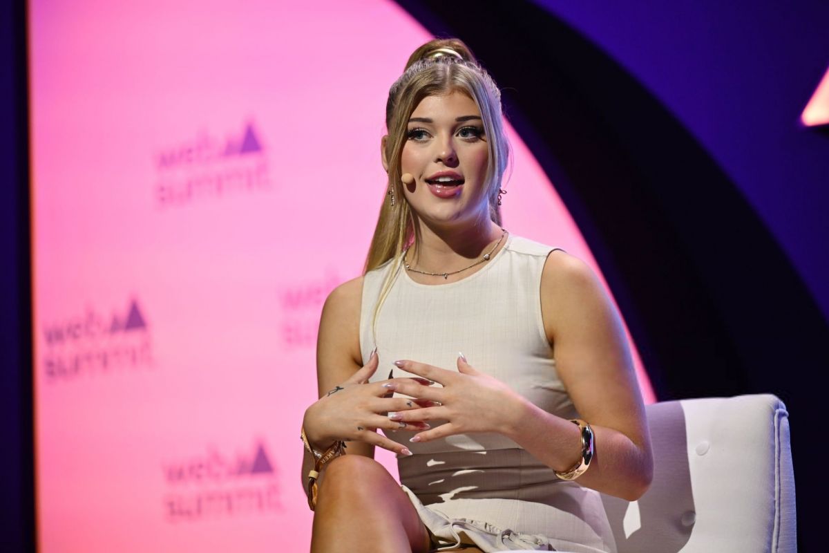 Loren Gray at Web Summit in Lisbon, November 2024