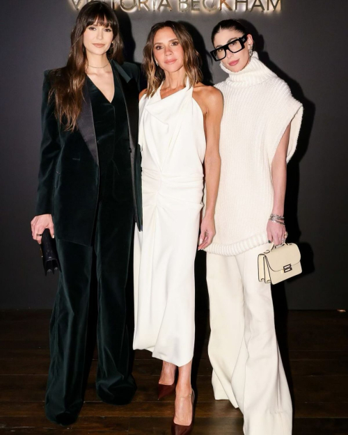 Lorena Rae, Nina Dobrev and Cindy Mello at Victoria Beckham Mytheresa Event, November 2024 3