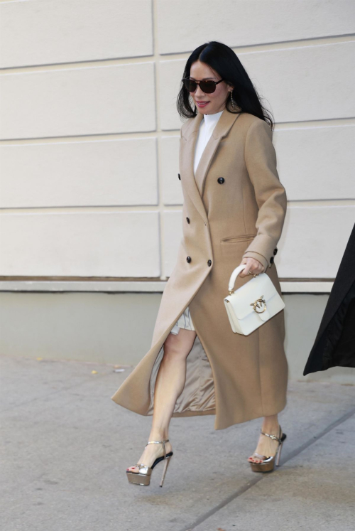 Lucy Liu Leaves Drew Barrymore Show Studios in New York, November 2024 3