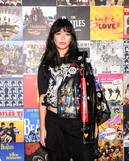 Malina Weissman at Alice + Olivia Celebrates Beatles Collaboration in New York, November 2024 1