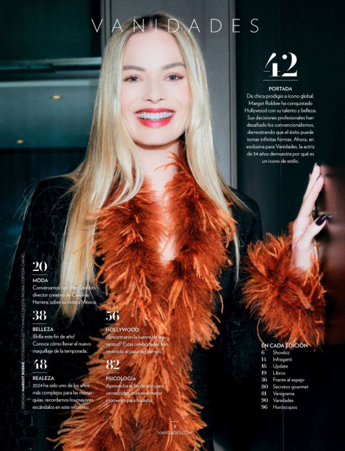 Margot Robbie in Vanidades Mexico December 2024 1