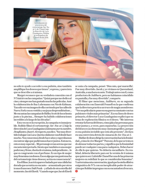 Margot Robbie in Vanidades Mexico December 2024 5