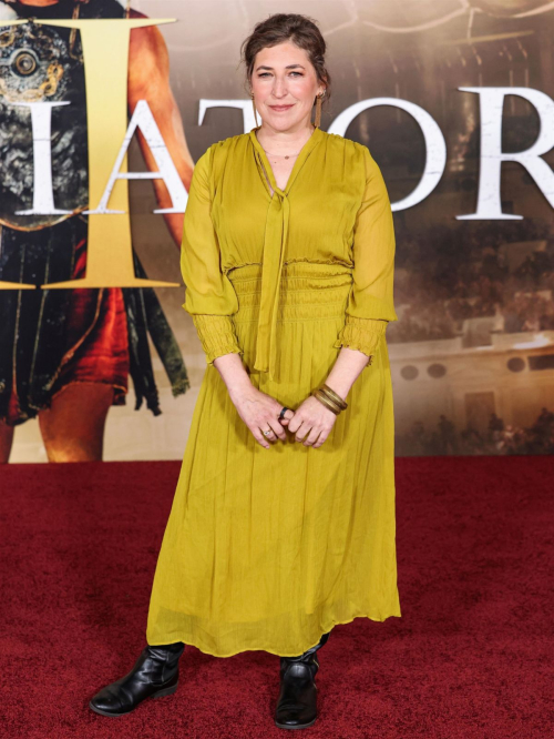 Mayim Bialik at Gladiator II Premiere at TCL Chinese Theatre, November 2024 4