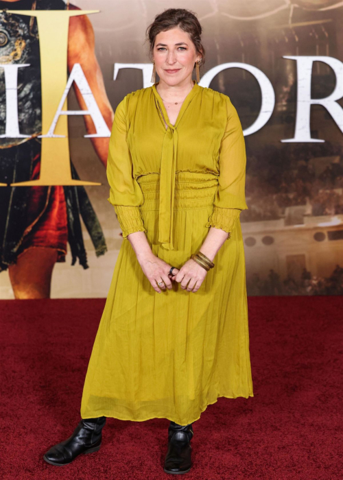 Mayim Bialik at Gladiator II Premiere at TCL Chinese Theatre, November 2024 5