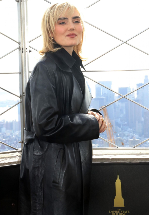 Meg Donnelly Celebrates New Single at Empire State Building, November 2024 1