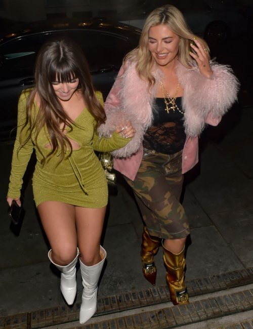 Megan Barton Hanson and Leah Ray Night Out in London, November 2024 9