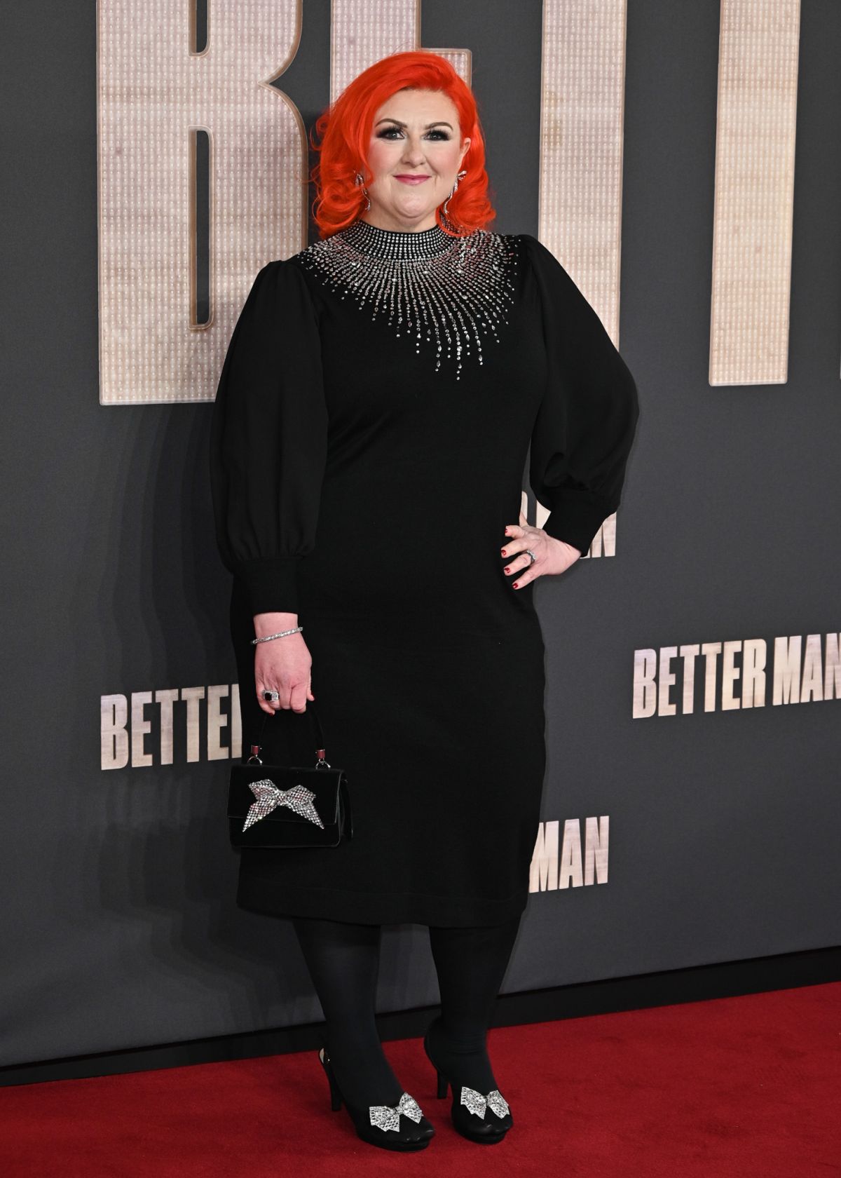 Michelle McManus at Better Man Premiere, London, November 2024