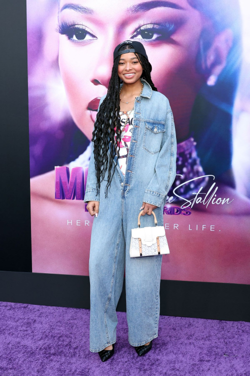 Mychal-Bella Bowman at Megan Thee Stallion IMAX Event in Hollywood, October 2024 2