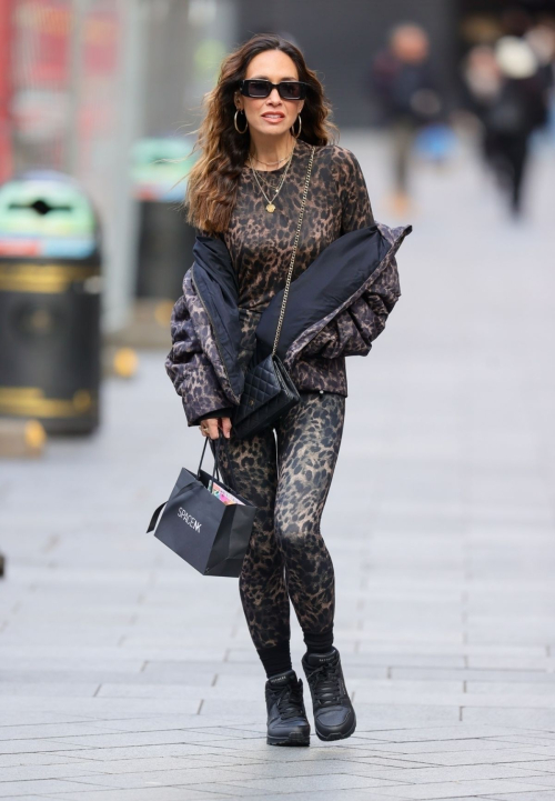 Myleene Klass Leaves Smooth Radio in London, November 2024 1